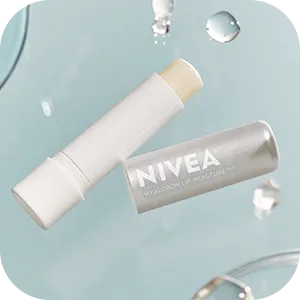 NIVEA Hyaluron Moisture Plus Lip Balm (5.2g) Ultra-Light Lip Balm Stick with Hyaluronic Acid Provides 24H Moisture and Visibly Smoother Lips - lip balm