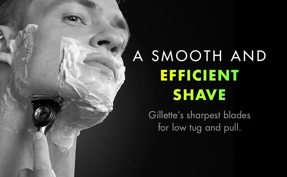 Gillette Labs with Exfoliating Bar and Heated Razor Blades 8 Refills 8 count (Pack of 1) - GilletteLabs Exfoliating Replacement Blades