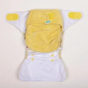 TotsBots Bamboozle Reusable Nappy - Eco-Friendly Reusable Nappies for Babies & Toddlers - Made from Bamboo - Catkin Size 1 (0-15lbs) - BC (4)