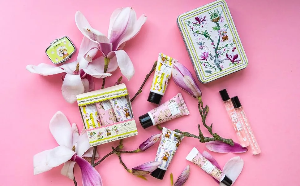 Cath Kidston Story Tree-Mirror Compact Lip Balm - 6g in Display Tray Keeps Lips Hydrated and Glossy The Story Tree - Cath Kidston The Story Tree