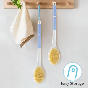 HORJOR Back Scrubber Brush Shower Brush with Long Handle Exfoliating Back Brush Wet or Dry Bath Brush for Men Women - product information 5