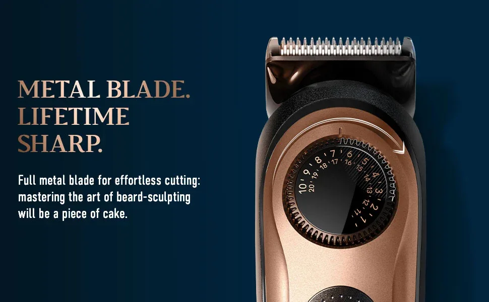 King C. Gillette Men's Beard Trimmer PRO with Precision Wheel for 40 Beard Lengths - product information 3