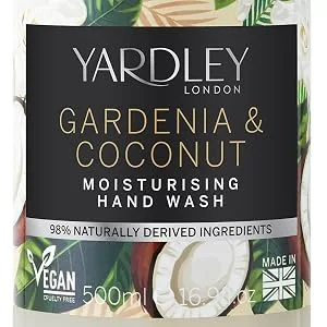 Yardley London Deluxe Fig Leaf and Juniper Botanical Hand Wash 500Ml Juniper 500 ml (Pack of 1) - Gardenia & Coconut