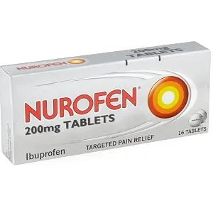 Nurofen Pain Relief Ibuprofen Tablets for Headache Migraines Cold And Flu and Back Pain Relief 200 mg 16 Tablets - product information 2