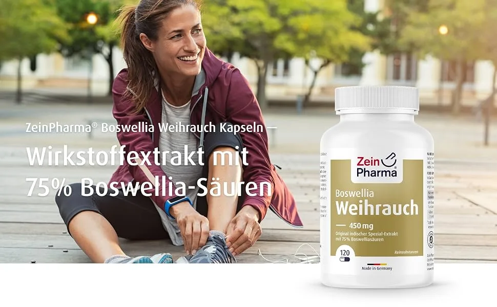 ZeinPharma Boswellia Frankincense 120 Vegetarian Capsules 1 x 69 g - product information 2