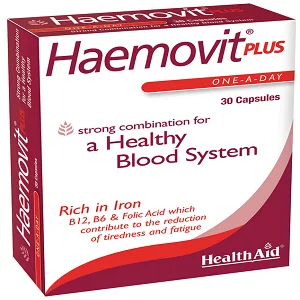 HealthAid Haemo-VIT Plus - 30 Capsules 30 Count (Pack of 1) - product information 2