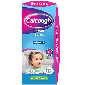 Calcough Infant Syrup Apple Flavour 3+ Months 125ml - product information 2