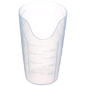 Sammons Preston Nosey Cup Cut Out Drinking Glass for Stable and Fixed Drinking Position Functional Translucent Drink Cups for Medical Patients 8 Ounces 1 Count (Pack of 1) - product information 2