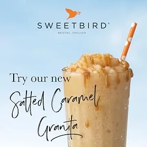 Sweetbird Mango Smoothie 1 Litre - Vegan Friendly - Salted Caramel Granita