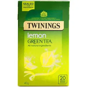 Twinings Lemon Green Tea 20 Single Tea Bags 40g Lemon 40 g - product information 2