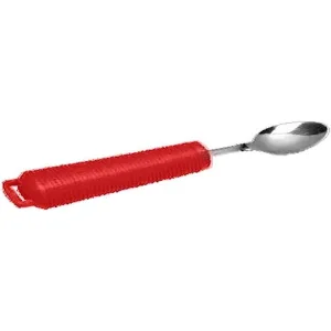 NRS Healthcare Red Handled Cutlery - Teaspoon - product information 2