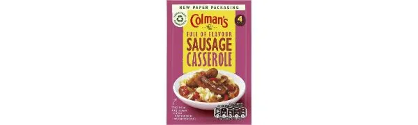 Colman's Sausage Casserole Recipe Mix perfect with mash quick to prepare casserole mix 39 g - product information 1