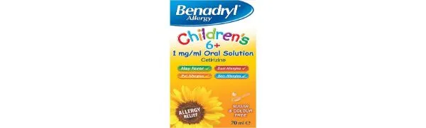 Benadryl Allergy Children's 6+ 1 Mg/ml Oral Solution 70ml - product information 1