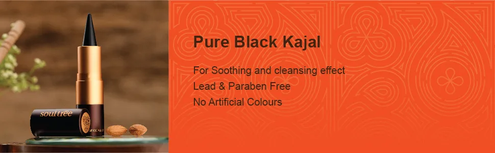 SOULTREE Ayurvedic Pure Black Kajal 011 (3 Gram) - product information 2