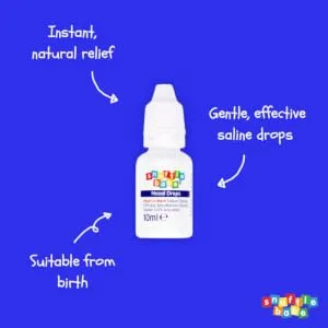 Snufflebabe Saline Nasal Drops Suitable from Birth Instant Relief for Blocked Nose & Sinuses (10ml) - product information 4