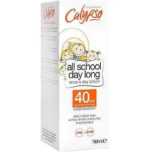 Calypso All School Day Long Sun Lotion SPF 40 | 150ml | Water Resistant Sunscreen single - product information 2