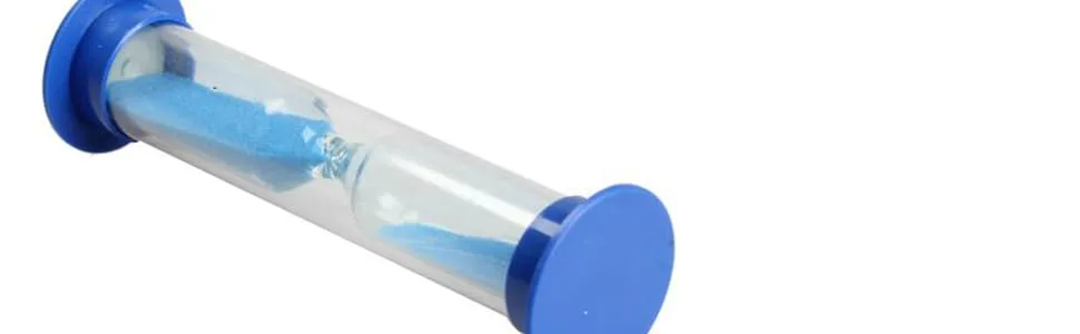 AKORD Children s Sandglass Timer for Brushing Teeth Toothbrush Timer Blue 2 Minutes - AKORD