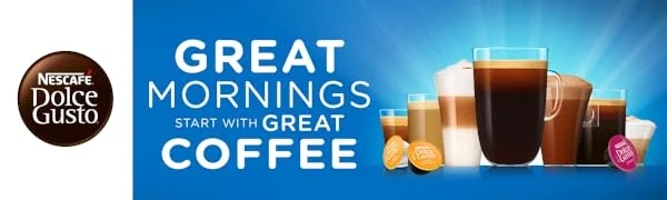Dolce Gusto Americano Intenso Coffee Pods 16 Capsules Coffee 16 Count (Pack of 1) - Great, mornings, start, with, great, coffee