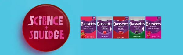 Bassetts Vitamins Multivitamins Strawberry Flavour 3-6 Years 30 Pastilles 30 Count (Pack of 1) - Bassetts Range