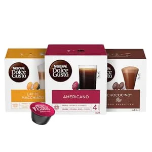 Dolce Gusto Cafe au Lait Coffee Pods 30 Capsules (30 Servings) Coffee Lait 30 Count (Pack of 1) - Variety