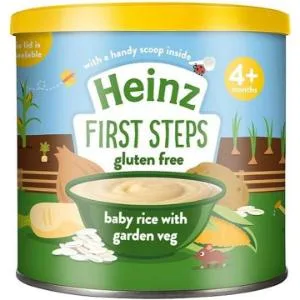 Heinz 6 Plus Months First Steps dinner Baby Rice with Garden Veg 200 g - product information 2