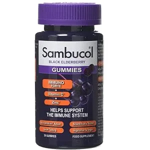 SAMBUCOL IMMUNO FORTE GUMMIES 30 Count (Pack of 1) 30 Count (Pack of 1) Single - product information 2