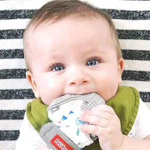 Nuby Teething Mitt Grey - product information 3
