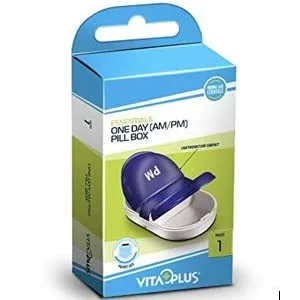 VITAPLUS Cast Protector Adult Full Leg - One Day (AM/PM) Pill Box
