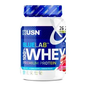 USN Blue Lab Whey Protein Powder: Raspberry Ripple - Whey Protein 908g - Post-Workout - Whey Isolate - Muscle Building Powder Supplement With Added BCAAs Raspberry Ripple 908 g (Pack of 1) - product information 2