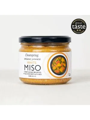 Clearspring Organic Japanese White Unpasteurised Miso Jar 270g 270 g (Pack of 1) - product information 2