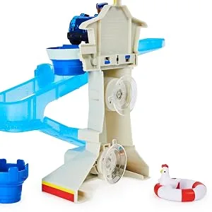 PAW PATROL Adventure Bay Bath Playset with Light-up Chase Vehicle Bath Toy for Kids Aged 3 and up Single - product information 4