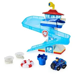 PAW PATROL Adventure Bay Bath Playset with Light-up Chase Vehicle Bath Toy for Kids Aged 3 and up Single - product information 6