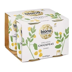 Biona Organic Chick Peas 4 x 400 g - product information 2