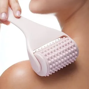 Brushworks Massaging Body Roller Pink One Size - body roller