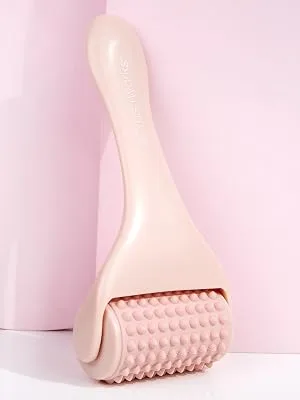 Brushworks Massaging Body Roller Pink One Size - massaging body roller