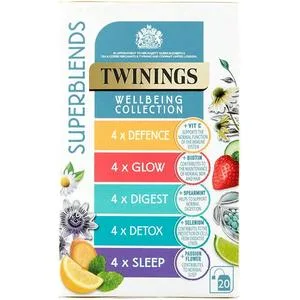 Twinings Superblends Wellbeing Collection 20 teabags 37g - product information 2