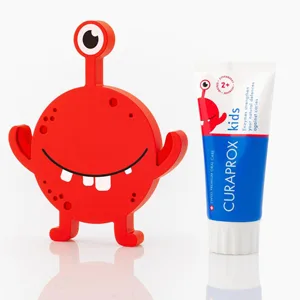 Curaprox Children's Toothpaste Watermelon 60ml - Fresh & Fruity Watermelon Flavoured Toothpaste for Kids 6 Years + Clear Watermelon 60 ml (Pack of 1) - Toothpaste Kids Strawberry
