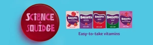 Bassetts Vitamins Woman Multivitamins & Multiminerals Raspberry 30's - easy-to-take vitamins