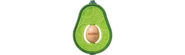 Nuby Avocado Teether - Easy Grip | BPA-Free | Suitable from 3 Months Plus - product information 1
