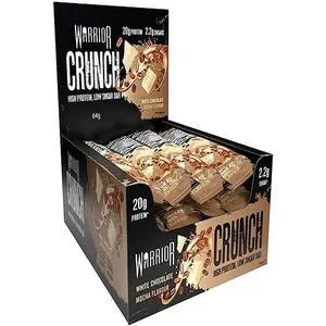 White Choc Mocha Warrior CRUNCH 12 Bars White Choc Mocha 12 Count (Pack of 1) - product information 2