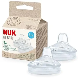 NUK Bottle Brush with Sponge and Integrated Teat Brush | with Ergonomic Handle | for Bottles and Teats | Pack of 1 New pack Soft - product information 3