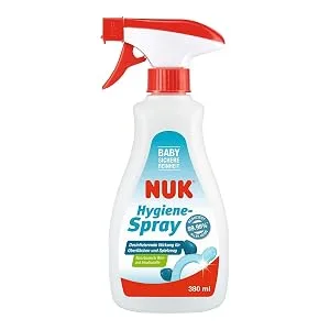 NUK Bottle Brush with Sponge and Integrated Teat Brush | with Ergonomic Handle | for Bottles and Teats | Pack of 1 New pack Soft - product information 4