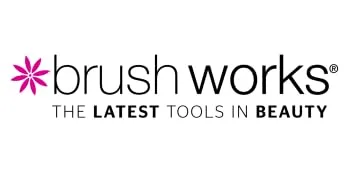 Brushworks Smoothing Curl Comb Pink - Brushworks Logo