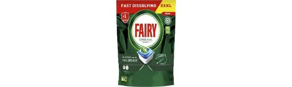 Fairy All-In-1 Dishwasher Tablets Bulk 70 Tablets Original Effective Even On Dried-On Grease Fresh 70 Tablets - product information 1