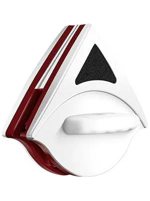Magnetic Window Cleaner for Double Layer Windows Enhanced Powerful Magnets Double-Sided Window Cleaning Tool Anti Drop Scratch Free and Water Storage (Red 15-24mm) - product information 3