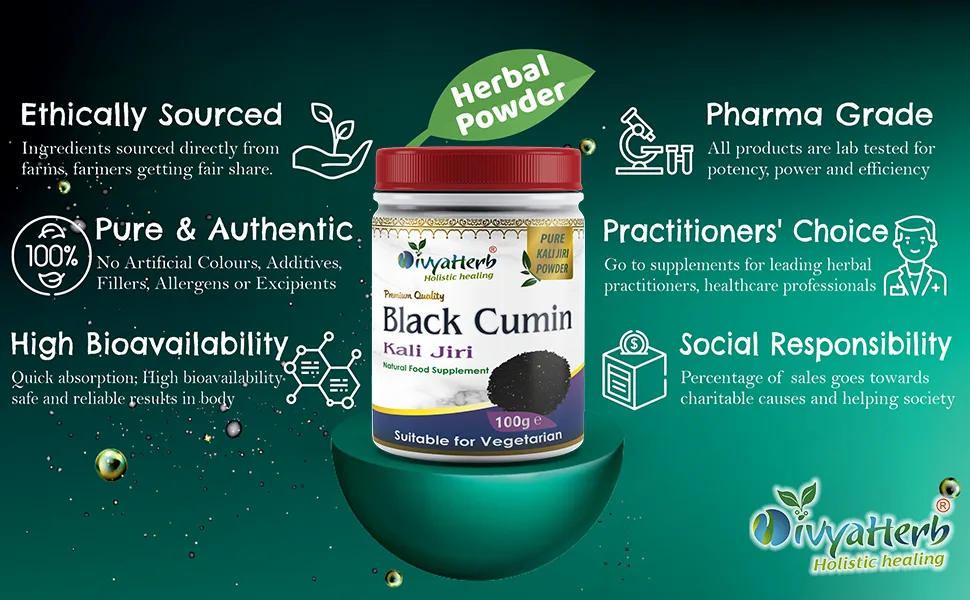 Black Cumin (Kali Jiri) Powder - Black Cumin Powder