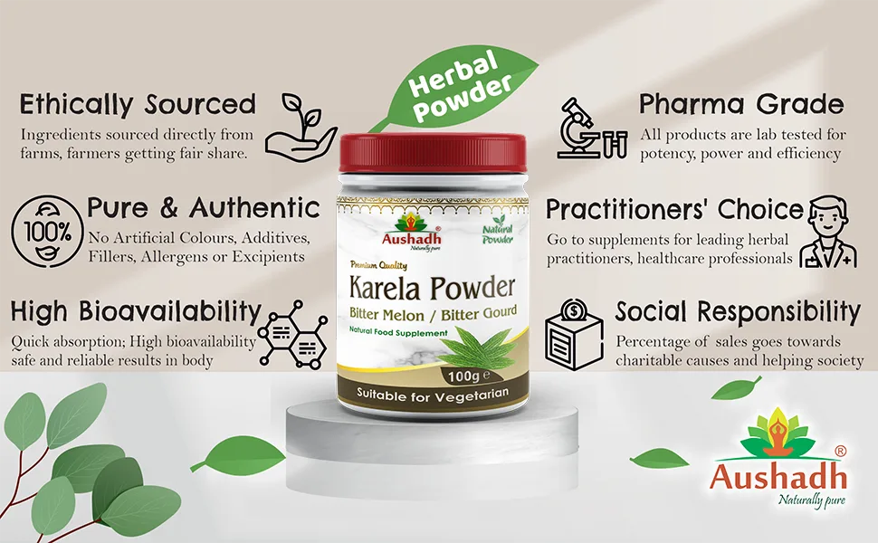 Bitter Gourd (Karela) Powder - Bitter Gourd Karela Powder