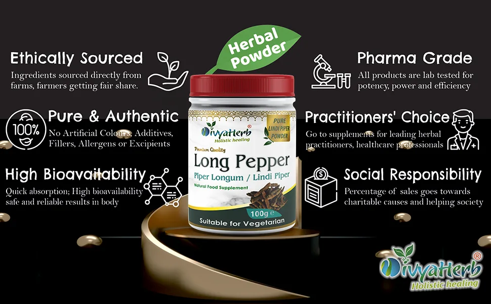 Piper Longum Powder (Pippali - Lindi Piper) - Long Pepper