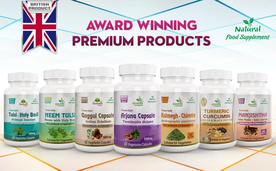 Ayushya Arjuna Capsule 60 Capsules Natural - Arjuna Capsule