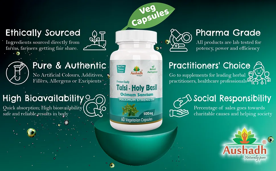 Holy Basil (Tulsi) Capsule - Holy Basil Tulsi Capsule